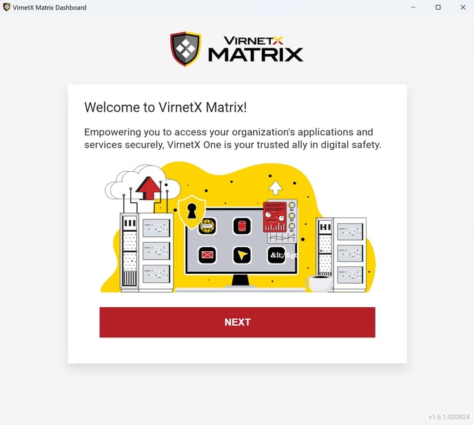 Matrix Server - Activation - Welcome